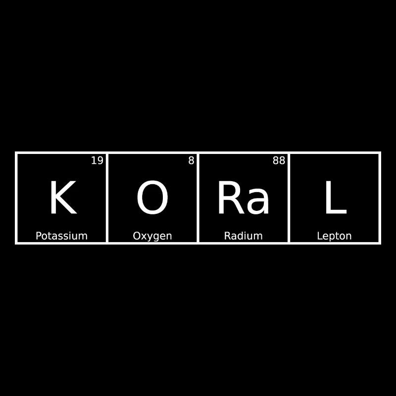 Koral Name First Name Chemistry Periodic Table Elements