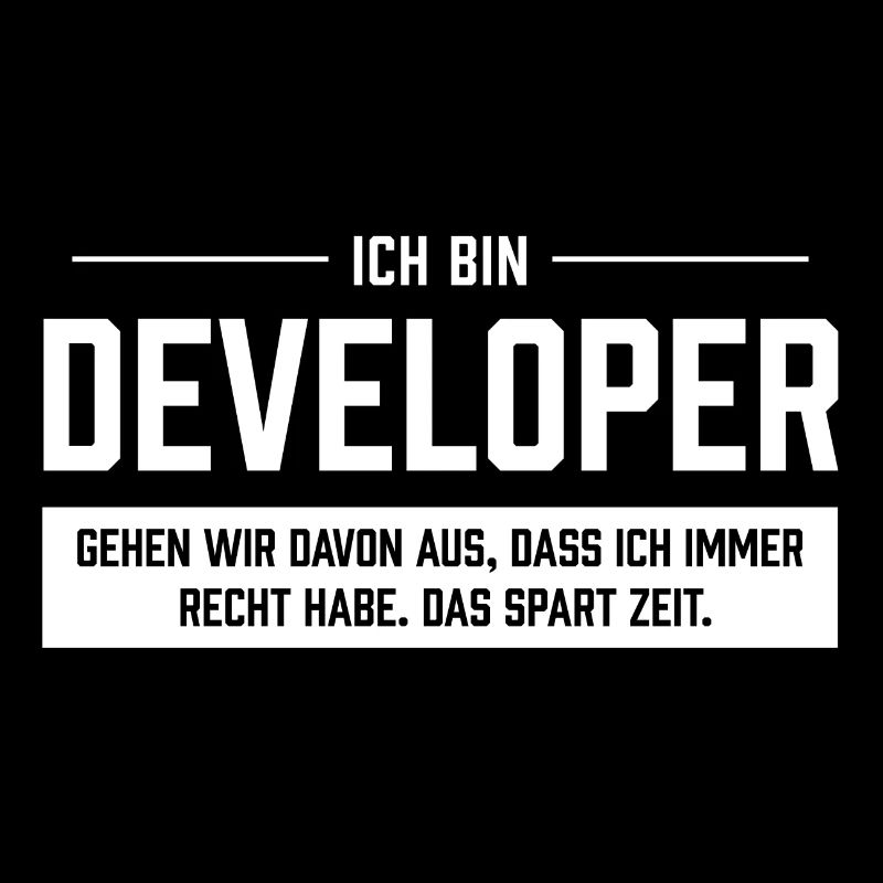 Ich bin Developer