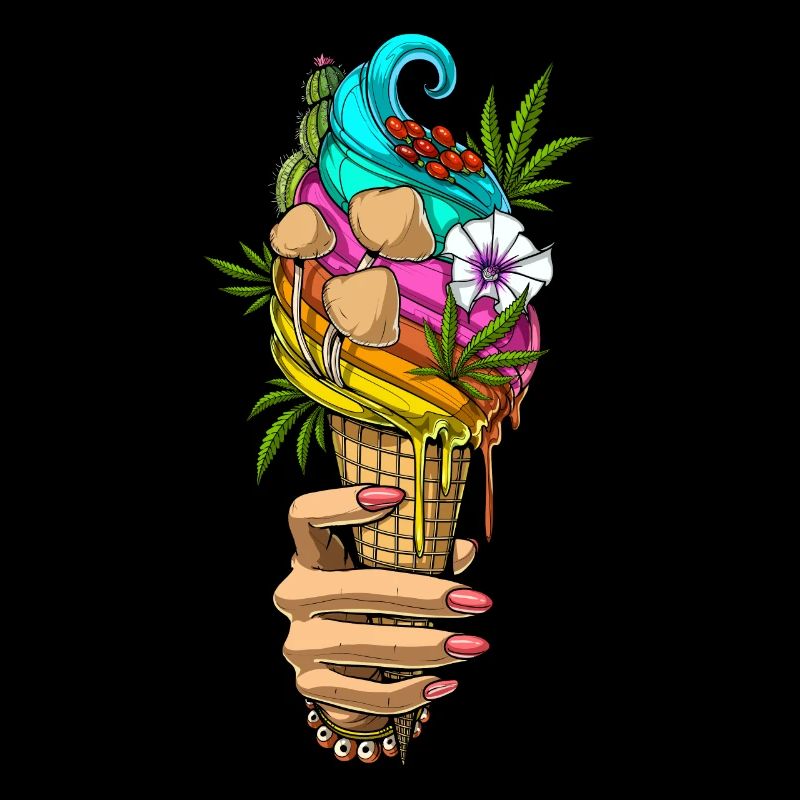 Psychedelisches Eis