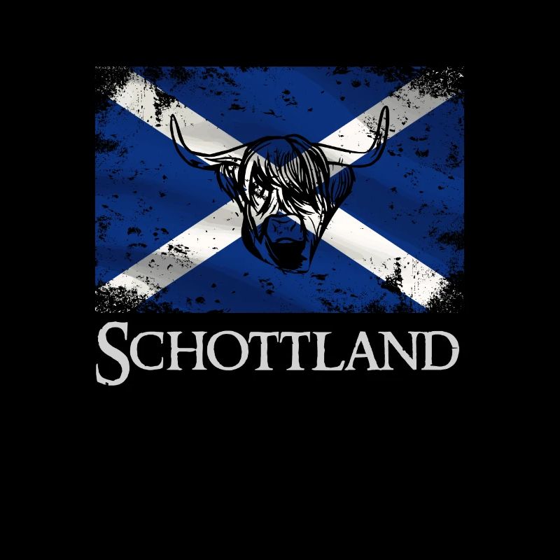 Highland Beef Drapeau écossais Cadeau