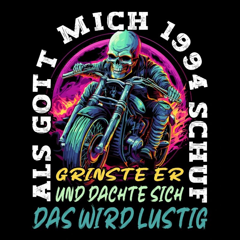29. Geburtstag als Gott mich schuf Motorrad 1994