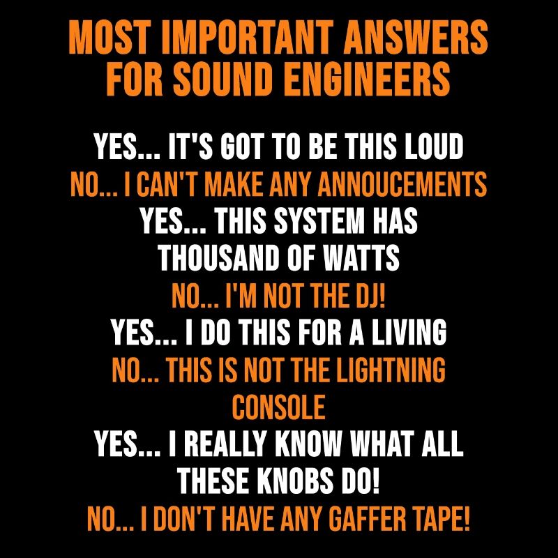 Sound engineer technician sound engineer gift