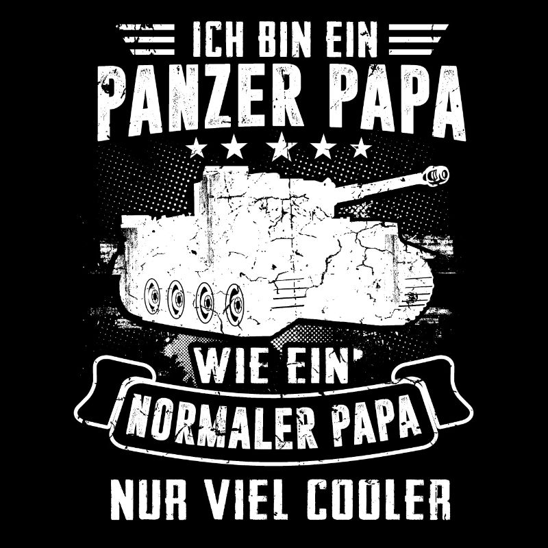 Panzer Papa Panzerfahrer Soldat Geschenk