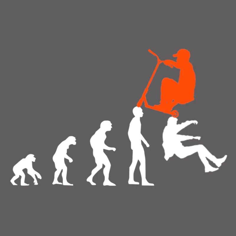 Scooter Tretroller E-Roller Stunt Evolution Design