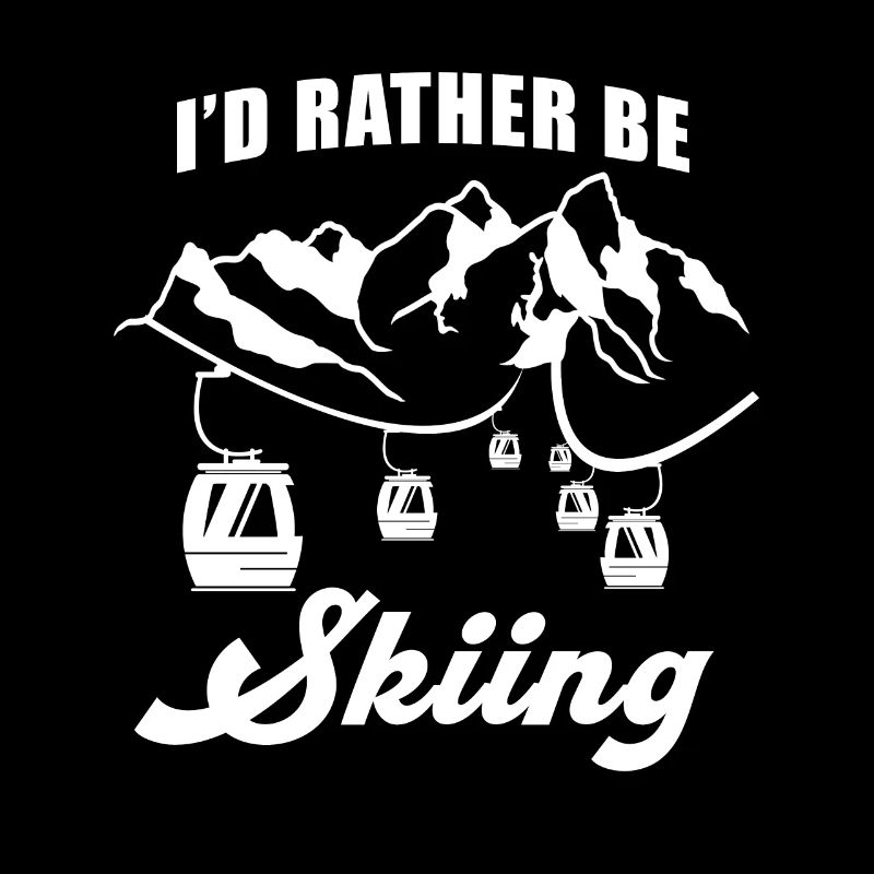 Ski Ski Snowboard Winter Snow Skiing Gift