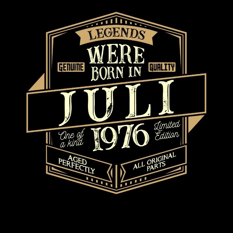 Juli 1976 Geburtstag Mann