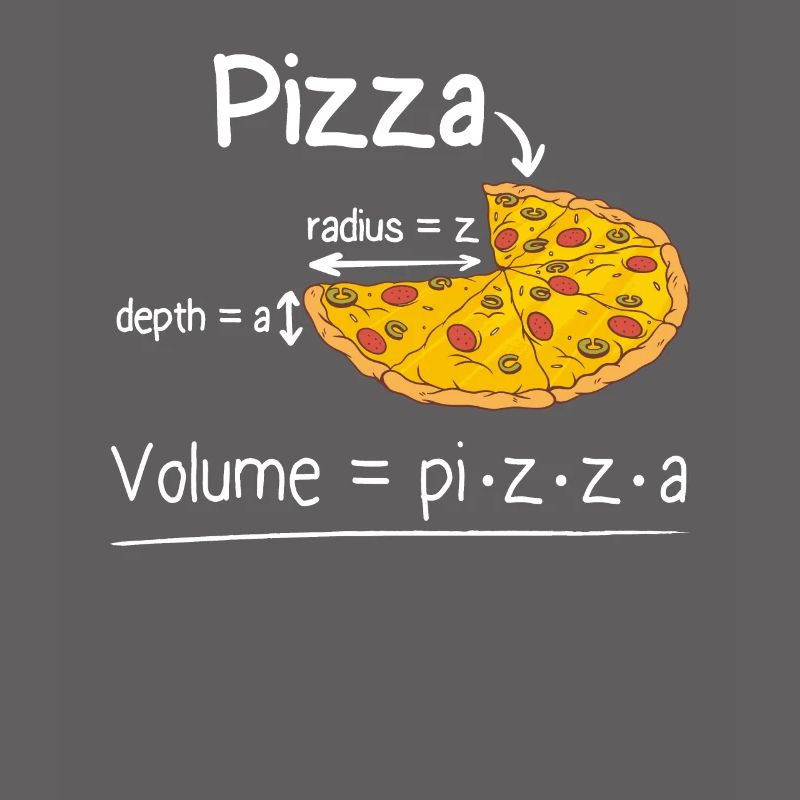 Formule Funny Pizza et Math Meme Professeur de mathématiques
