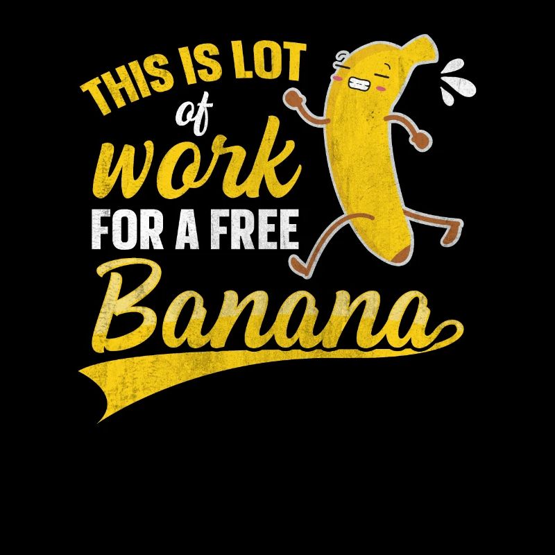 Beaucoup de travail pour les coureurs de marathon de banane gratuits