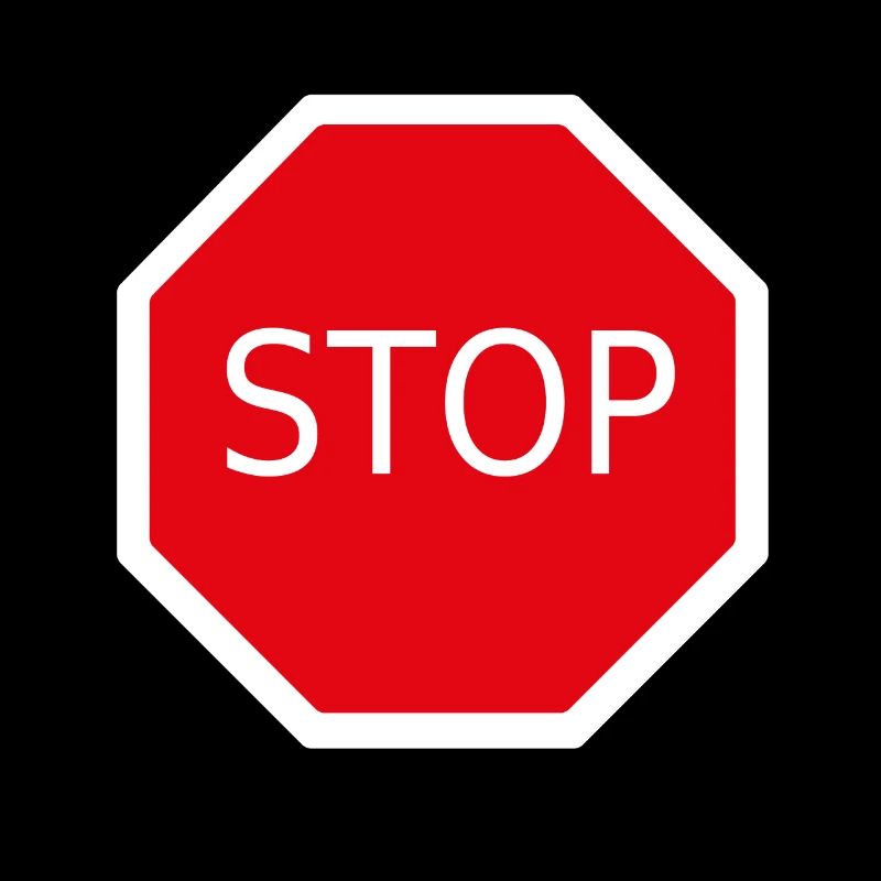 Stopschild Straßenschild stop