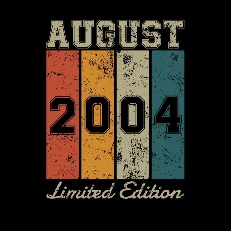 Date de naissance: Août 2004 - Limited Edition Retro