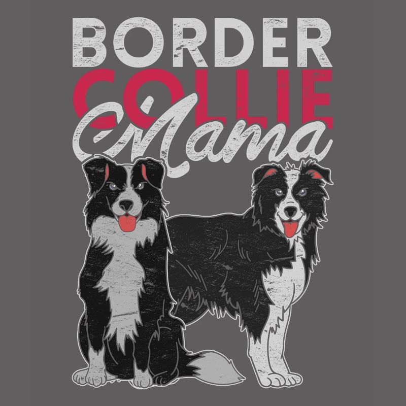 Border Collie Mama Muttertag Geschenk Hunde