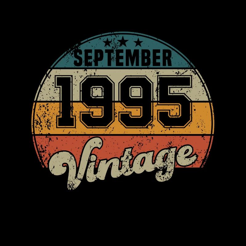 Vintage Geburtstag - September 1995 - Geschenkidee