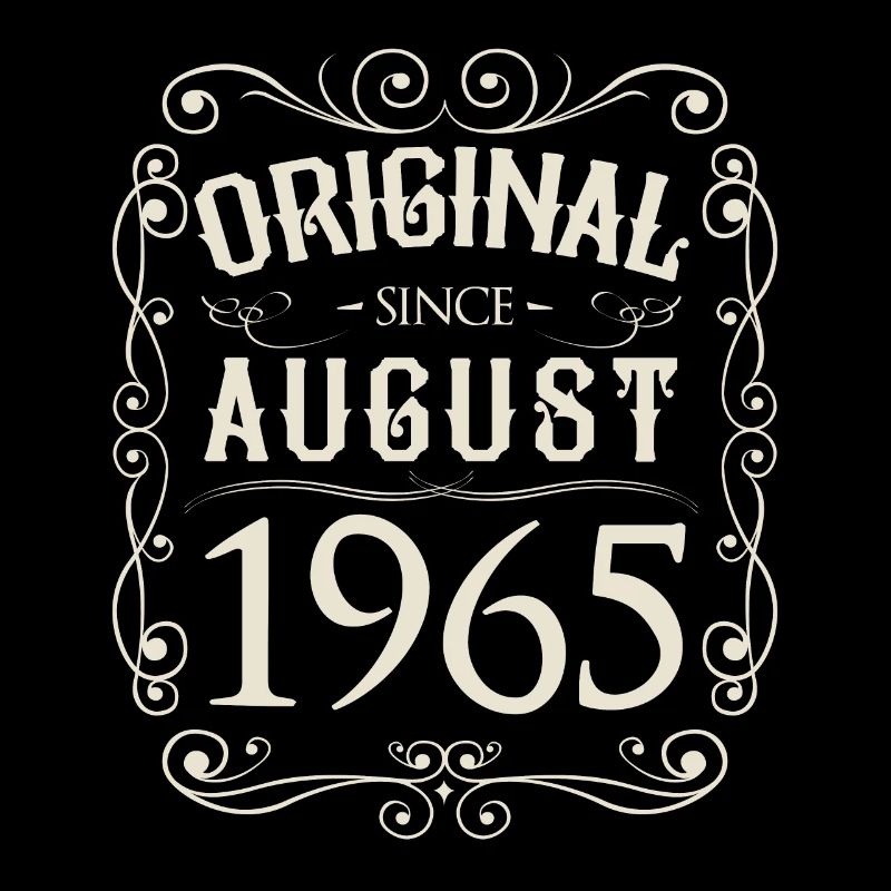 Vintage - Original since August 1965 Geburtstag