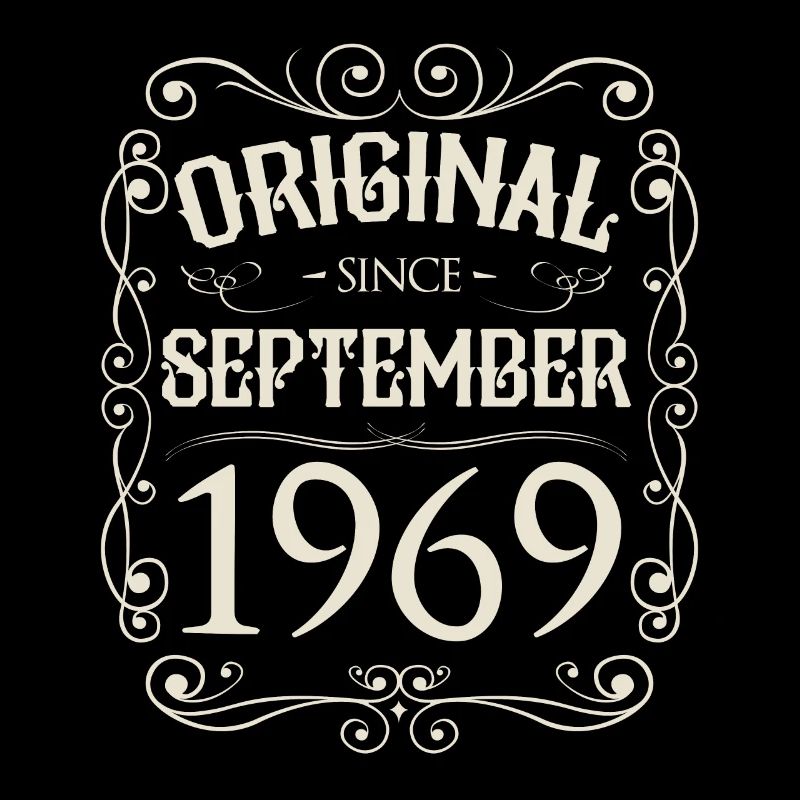 Vintage - Original since September 1969 Geburtstag