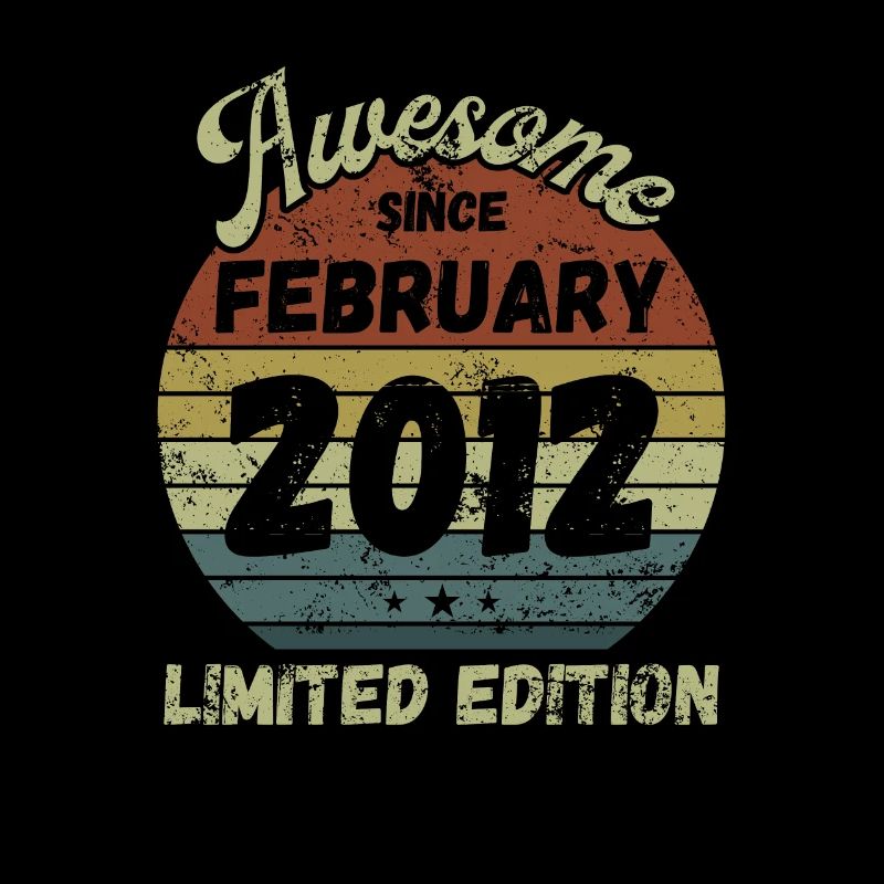 Awesome since February 2012 - Birthday