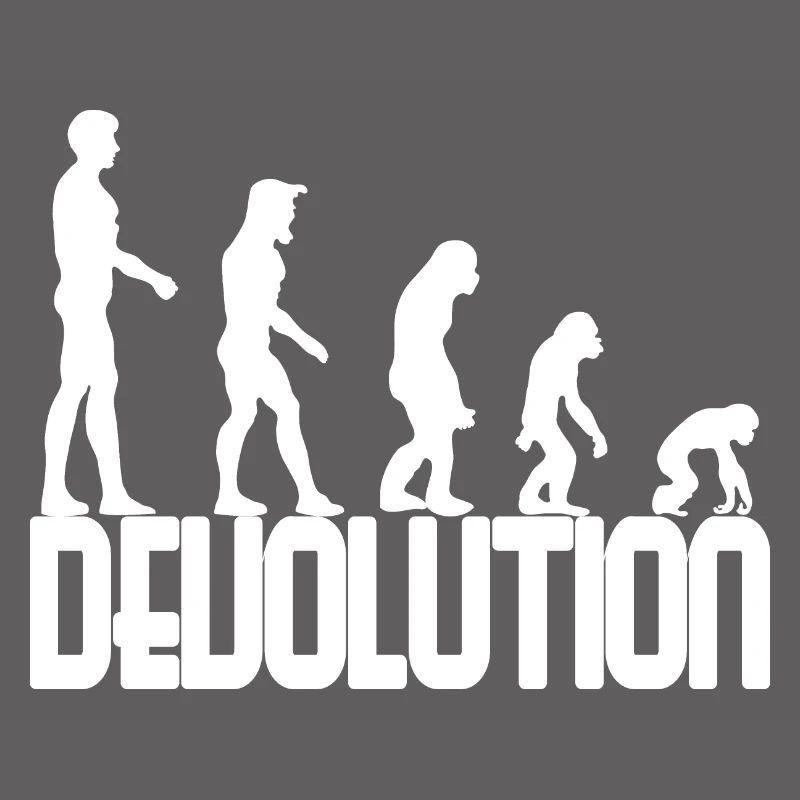 Devolution Evolution simple design