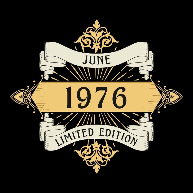 Juni 1976 Geburtstag Limited Edition
