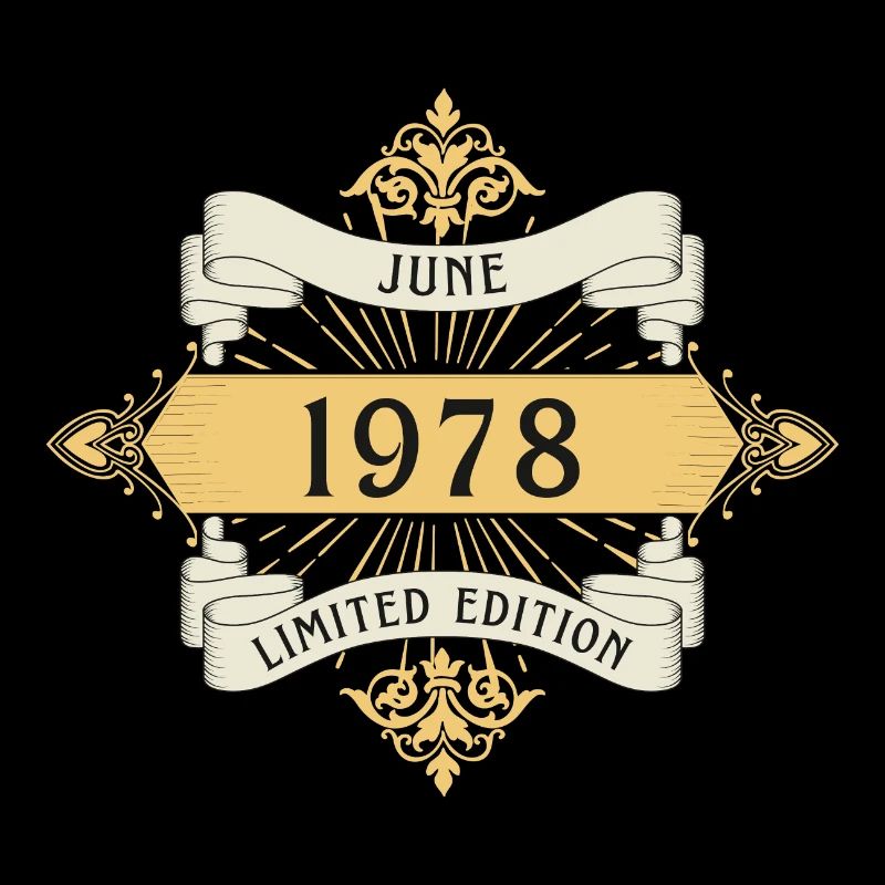 Juni 1978 Geburtstag Limited Edition