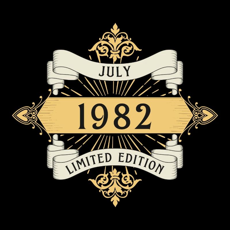 Juli 1982 Geburtstag Limited Edition