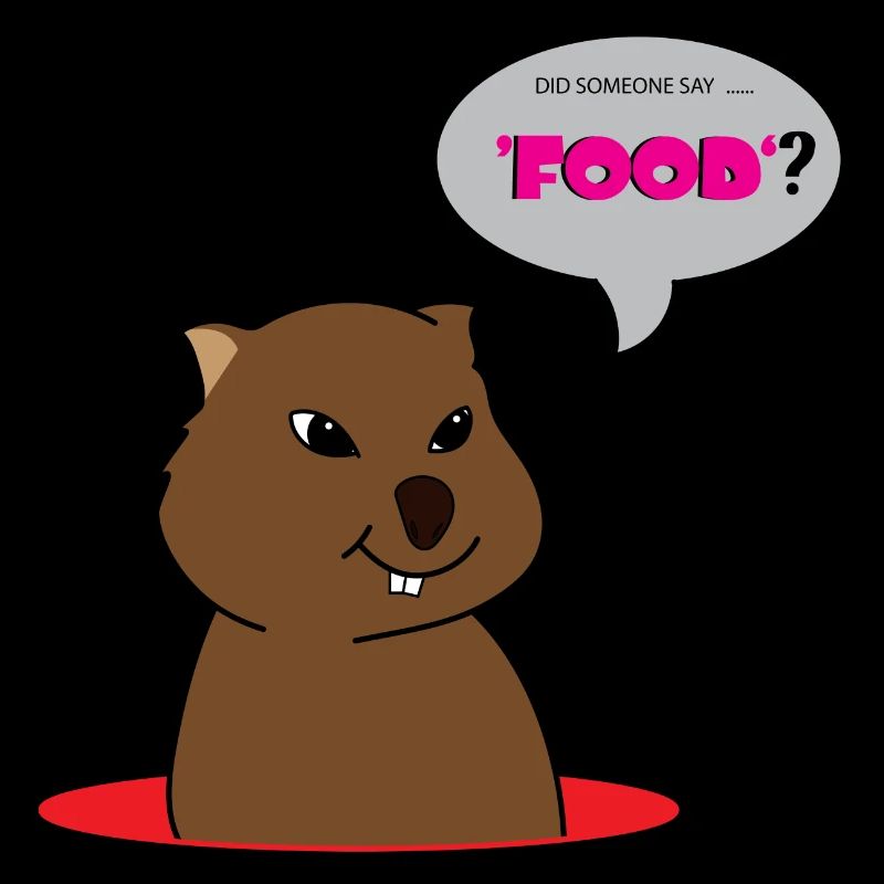 Wombat Lover Cute Wombat demandant de la
