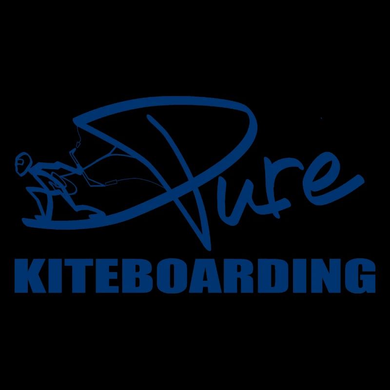 PURE KITEBOARDING blau