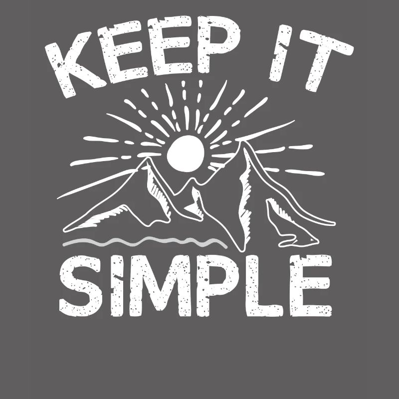 Keep It Simple Line Art Minimalist