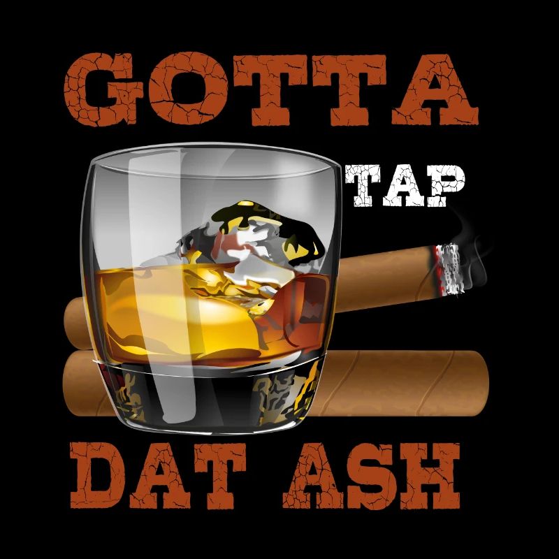 Ich Muss Dat Ash Zigarre Rauchen Tabakraucher