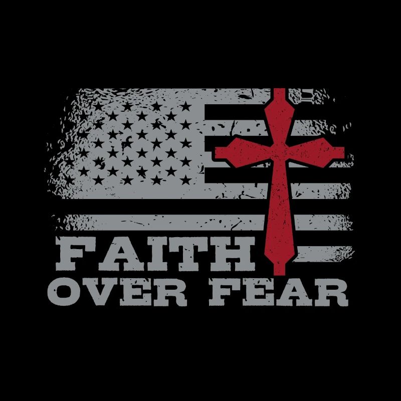 Foi à propos de la peur American Pride Religieuse