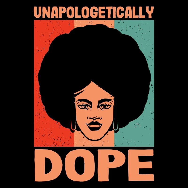 Afro-Américain noir sans excuse