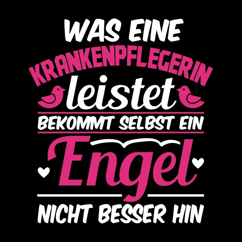 Lustiges Krankenpflegerin Pflege Beruf Geschenk