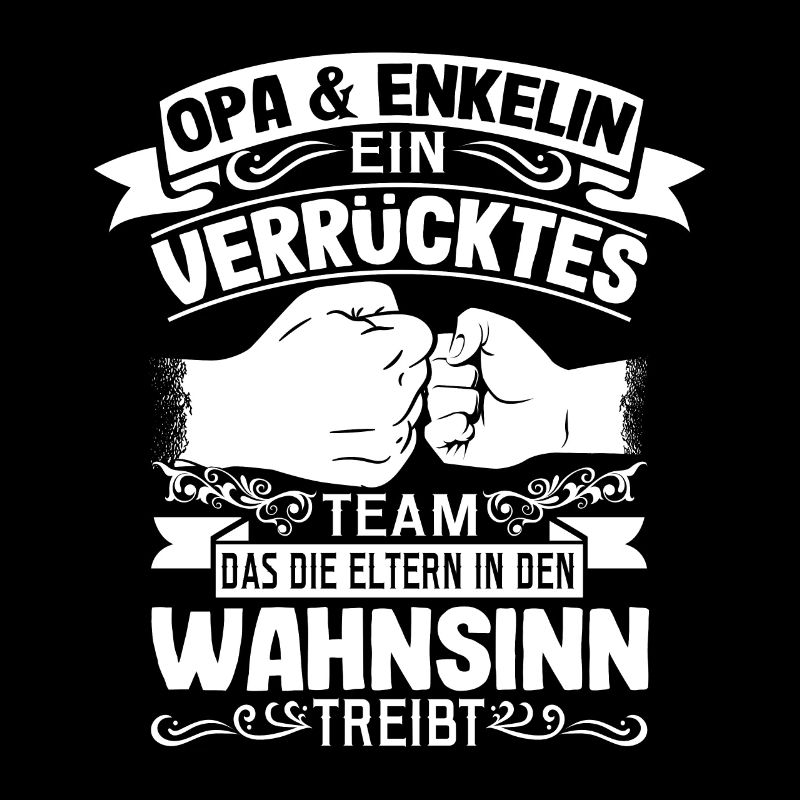 Opa und Enkelin Partnerlook Spruch Geschenk