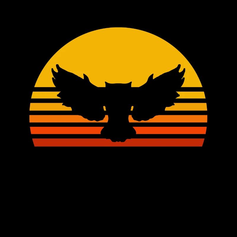 Eule Retro Hibou