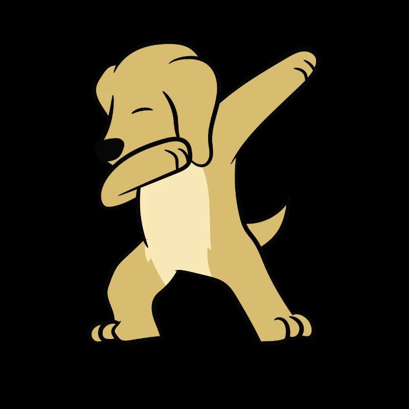 Dabbing Labrador Kinder Labrador Hund