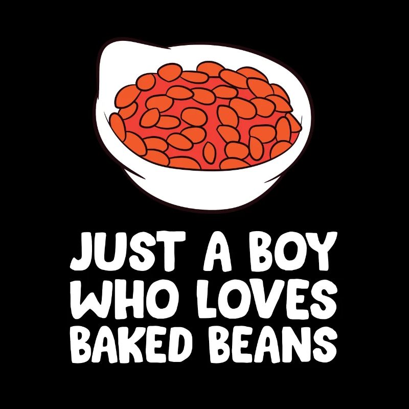 Baked Bean Boy juste un garçon qui a cuit des haricots au lard