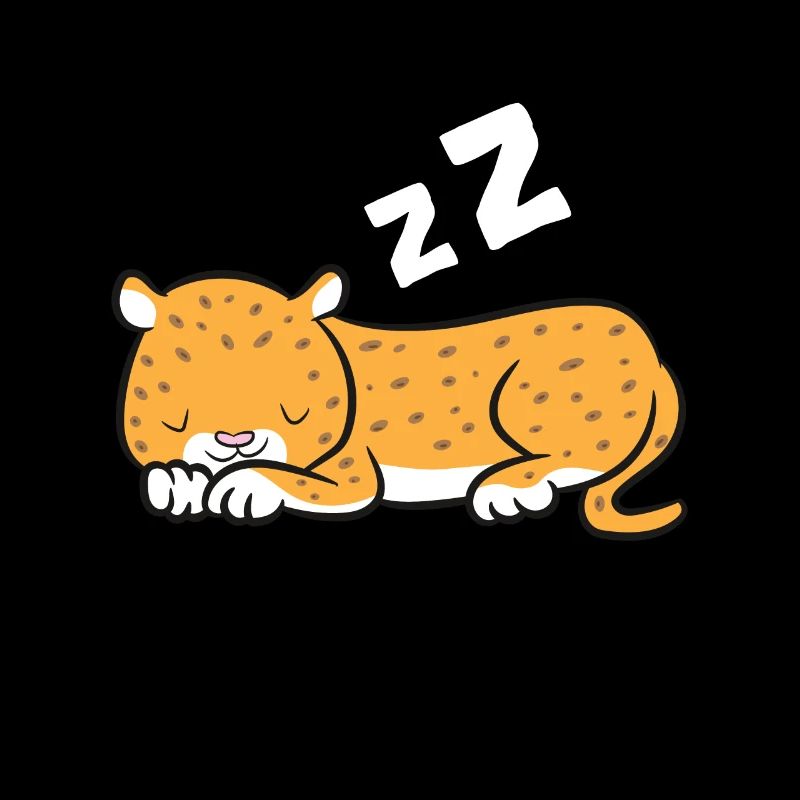 Sleeping Jaguar Lazy Jaguar Pajamas Cute Jaguar