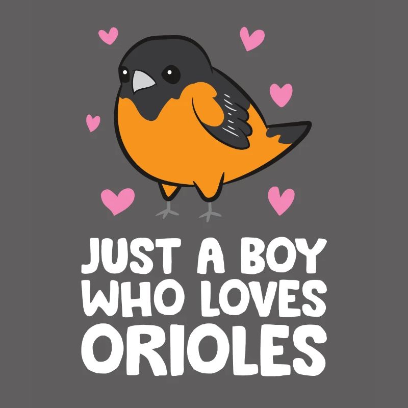 Nur ein Junge, der die Orioles liebt