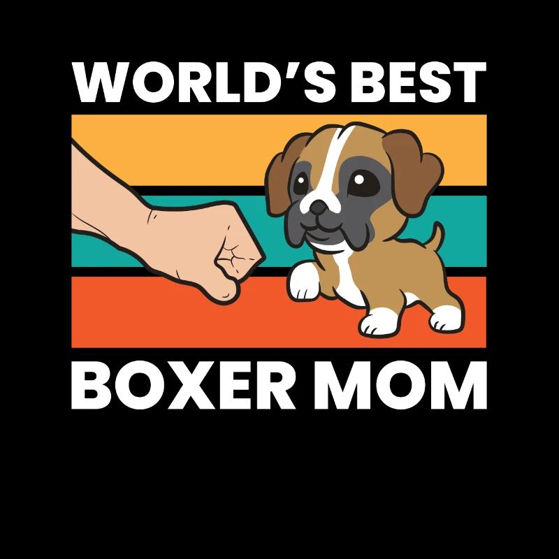 Boxer Dog Mom La meilleure maman boxeuse du monde