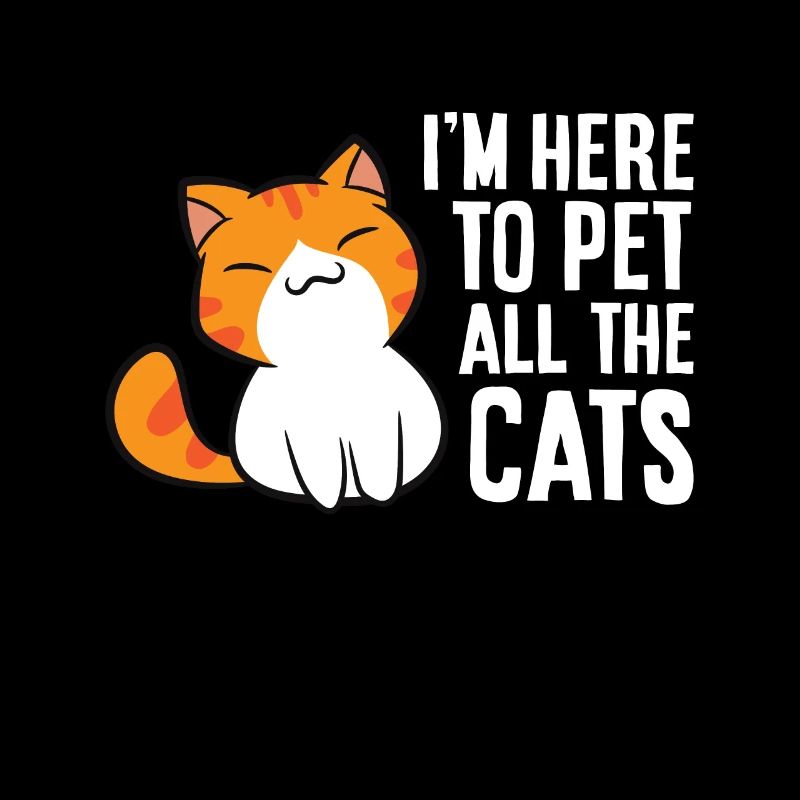 Je suis là pour caresser tous les chats