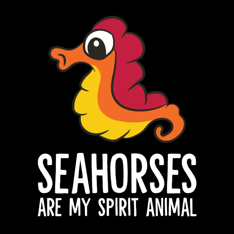 Les hippocampes sont mon âme animal Mignon