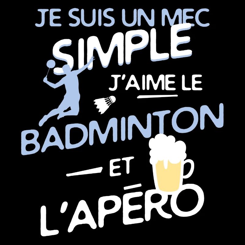 Badminton - un mec simple