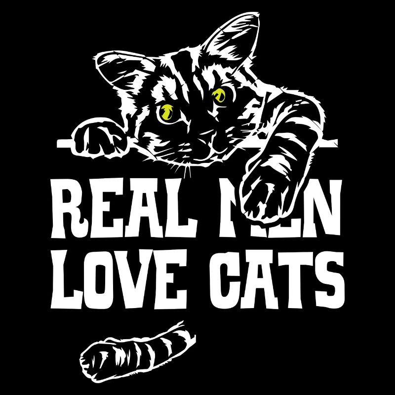 Les vrais hommes aiment les chats