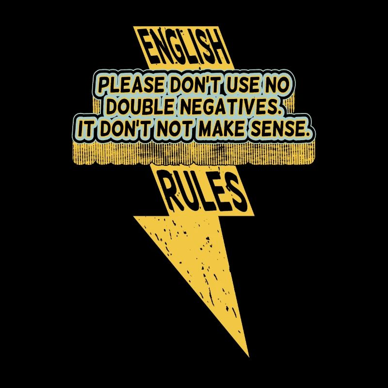 DOUBLE NEGATIVES Learning English language