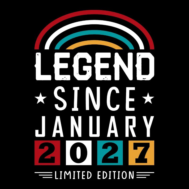 2027 Legend Since Birthday Gift January