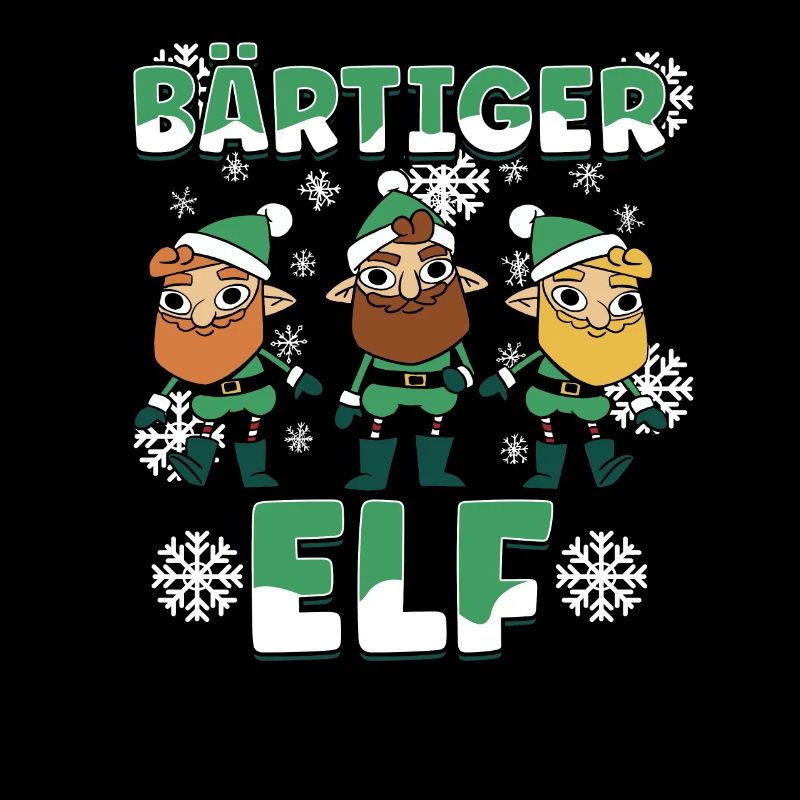 Weihnachts Elf Partnerlook Design Xmas Elfen