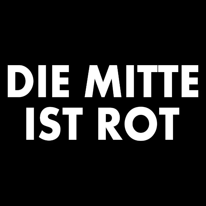 die mitte ist rot