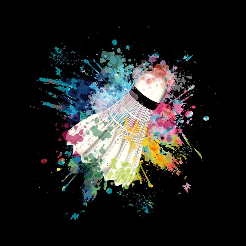 Wasserfabe Farbexplosion Splash Design Federball