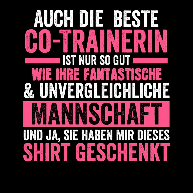 Co-Trainerin Sport Coach Geschenk