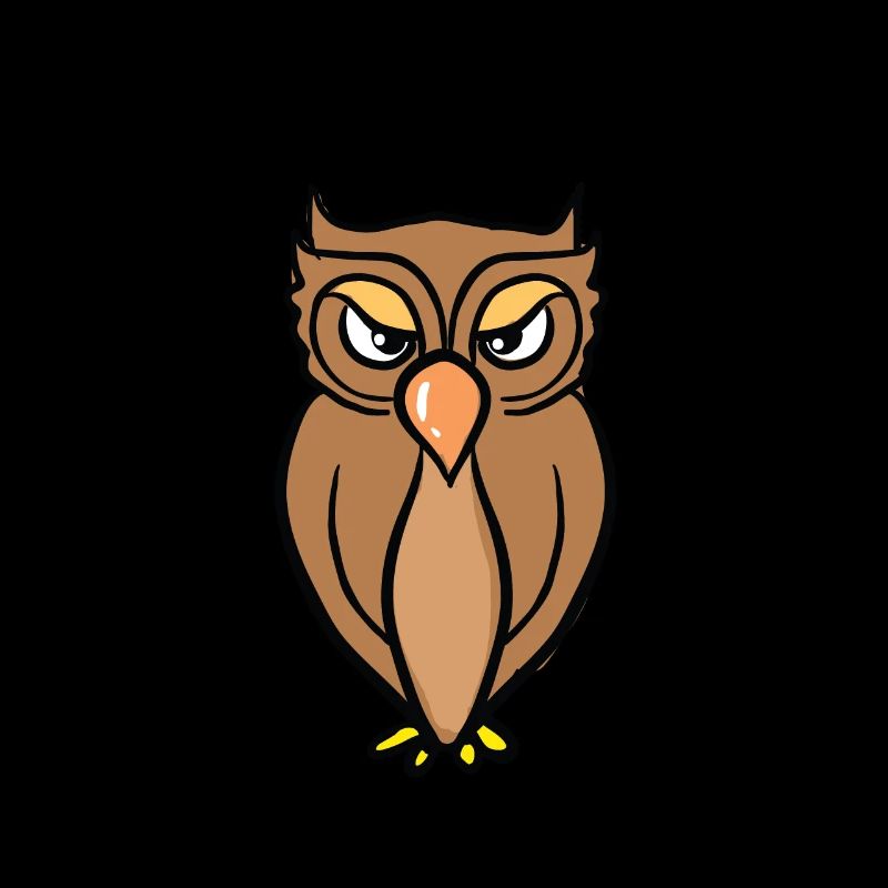 Eule Vogel Eulen Fans Geschenk