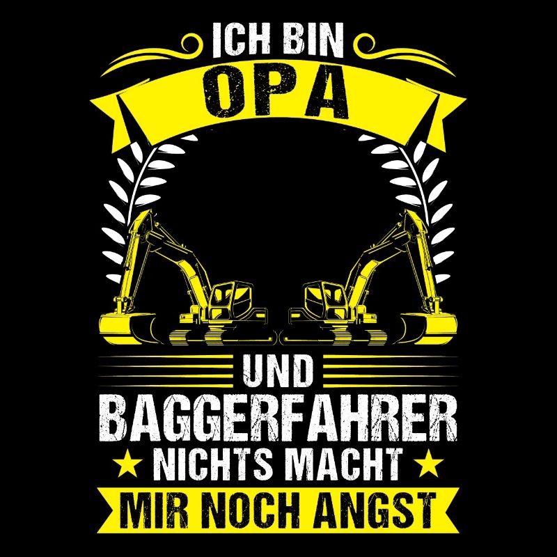 Baggerfahrer Opa Bagger Geschenk