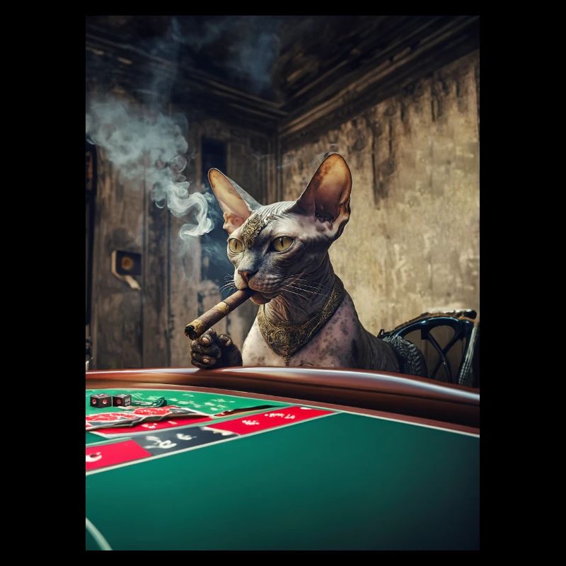 Katze im Casino